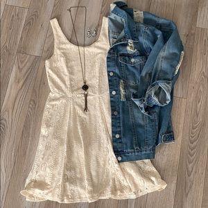 Maurices Lace A-Line Fit and Flare Dress